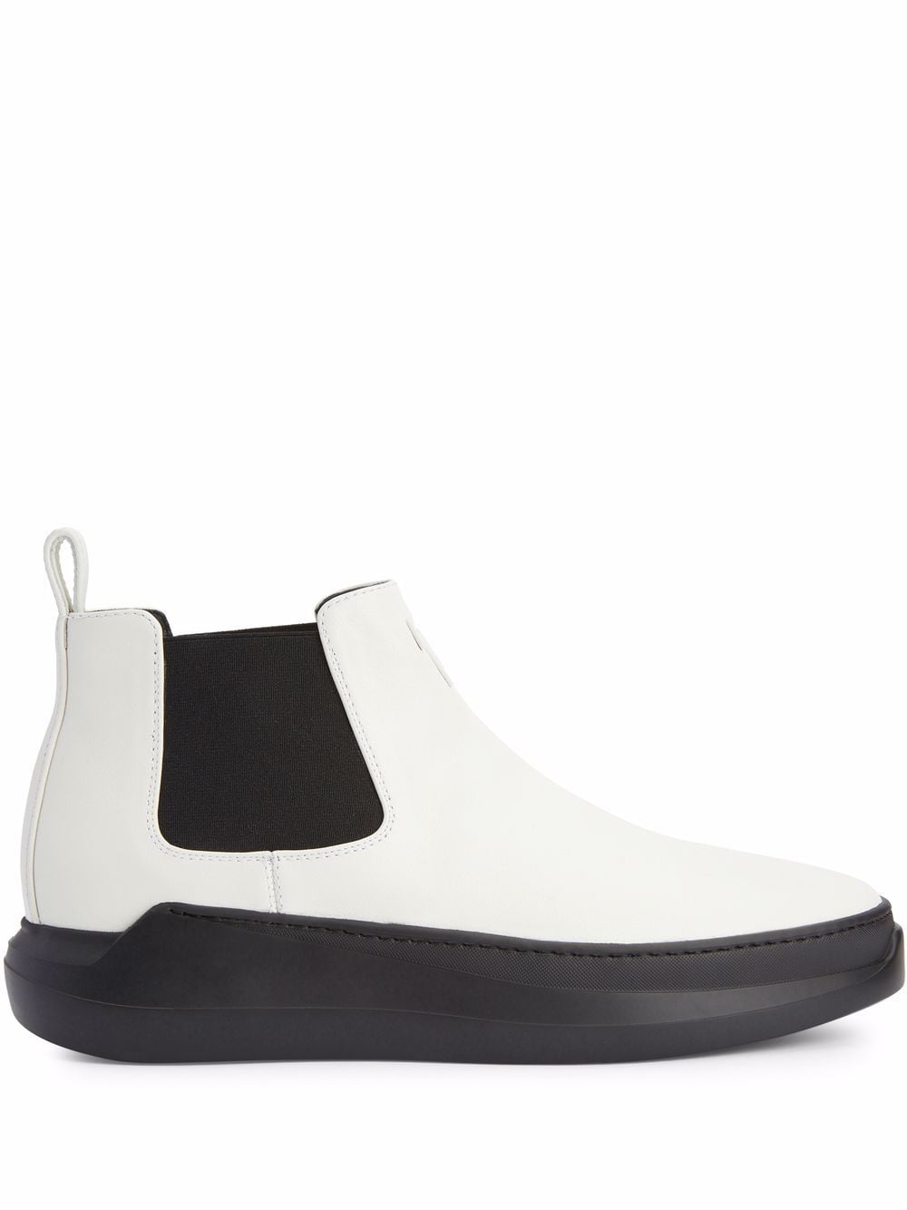 Giuseppe Zanotti Conley leather ankle boots - White von Giuseppe Zanotti