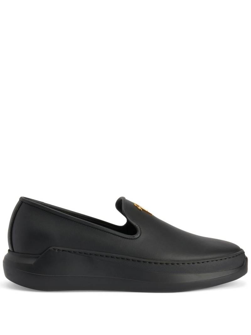 Giuseppe Zanotti Conley leather loafers - Black von Giuseppe Zanotti