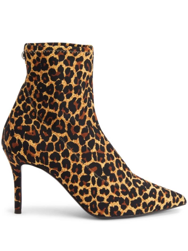 Giuseppe Zanotti Courty 90mm leopard-print boots - Neutrals von Giuseppe Zanotti