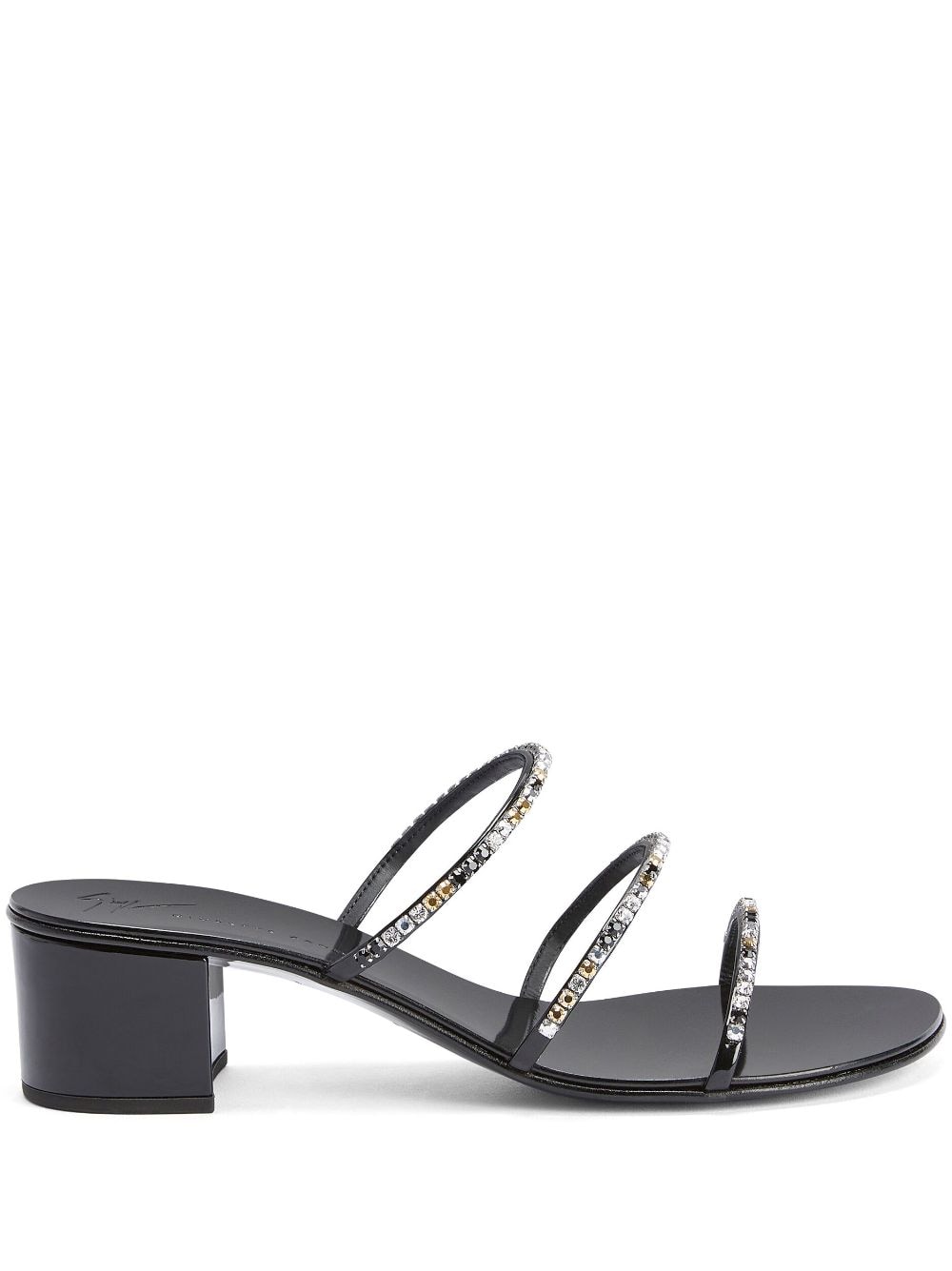 Giuseppe Zanotti Dark Colorful 40mm embellished sandals - Black von Giuseppe Zanotti