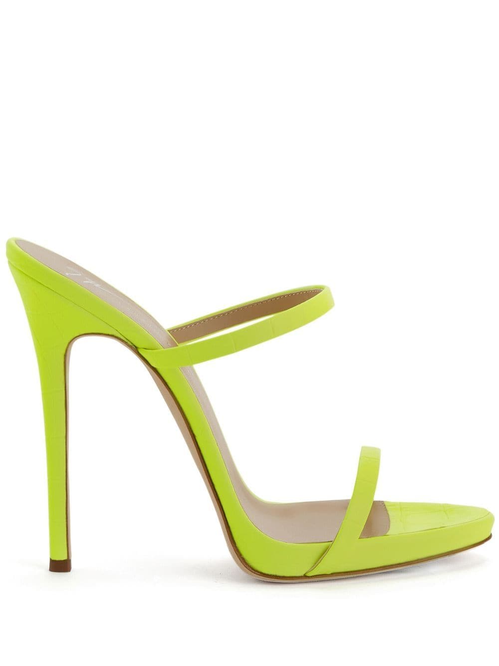 Giuseppe Zanotti Darsey 120mm heeled sandals - Yellow von Giuseppe Zanotti