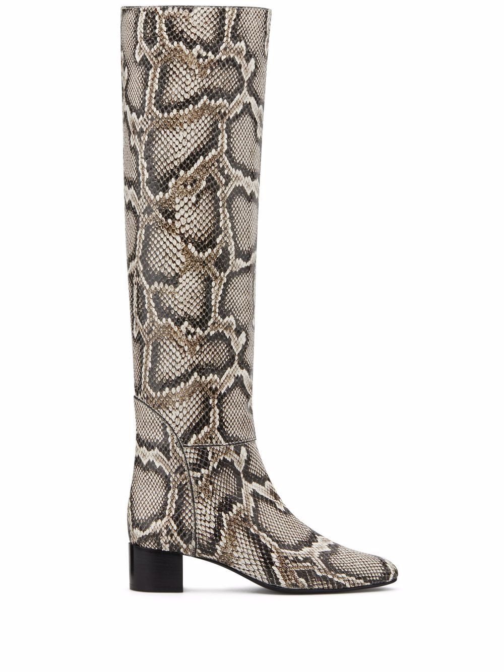 Giuseppe Zanotti Doreen snakeskin-effect boots - Brown von Giuseppe Zanotti