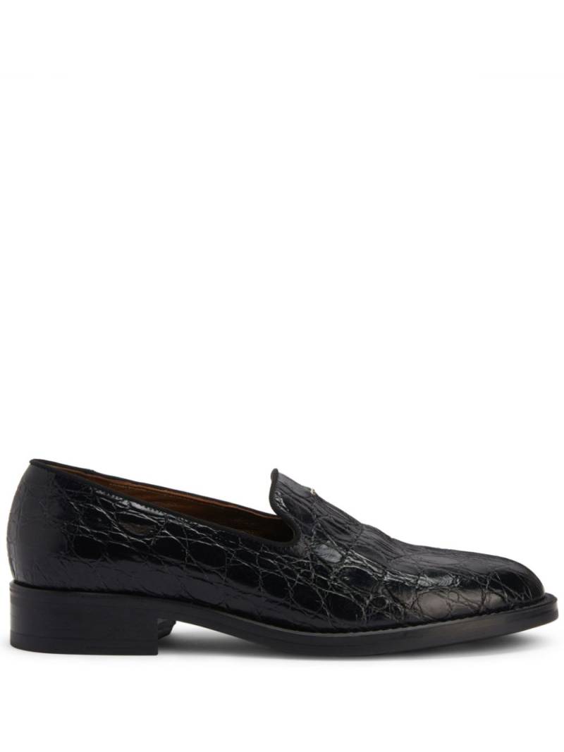 Giuseppe Zanotti Dories leather loafers - Black von Giuseppe Zanotti