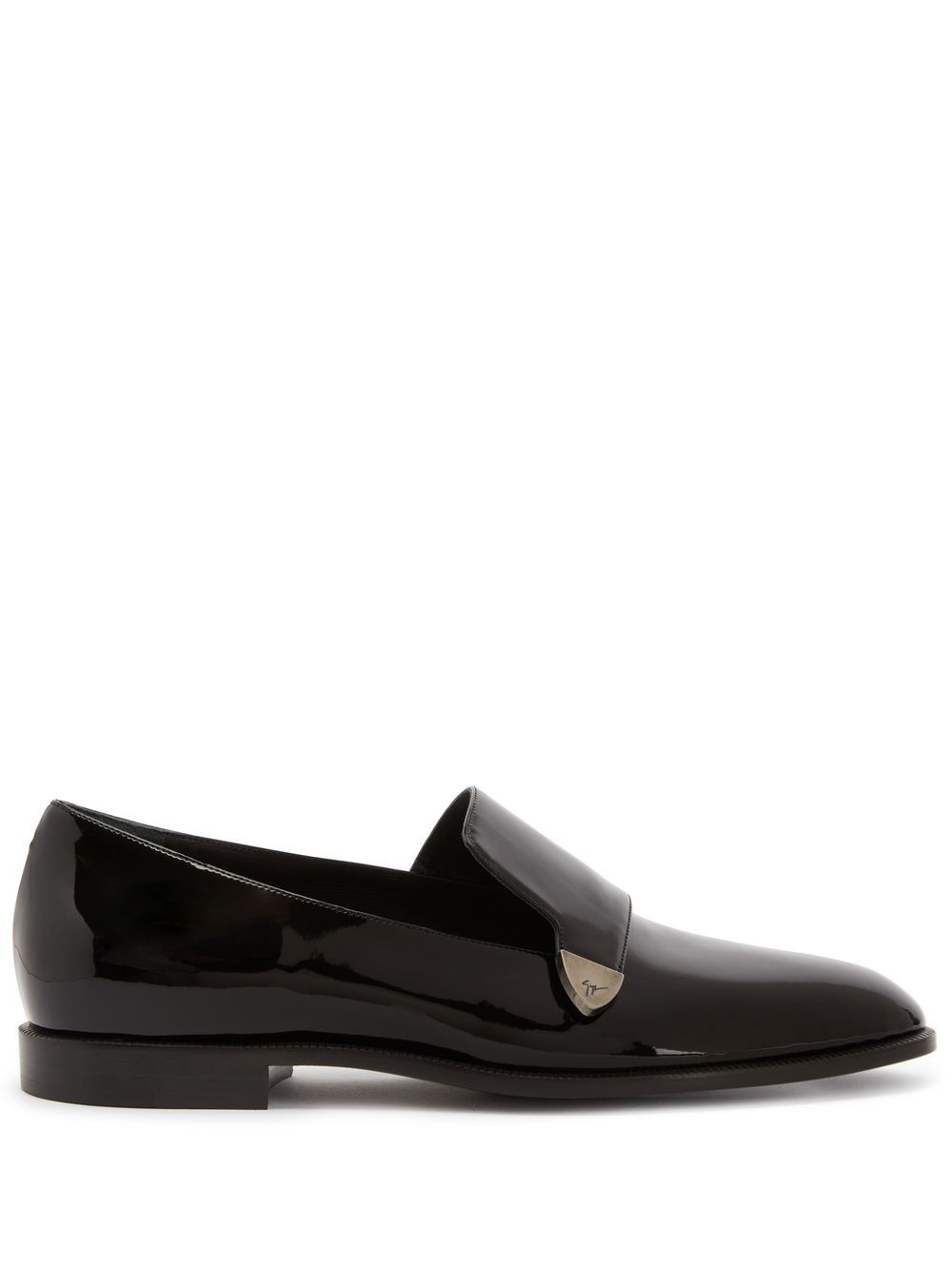 Giuseppe Zanotti Eflamm patent-leather loafers - Black von Giuseppe Zanotti