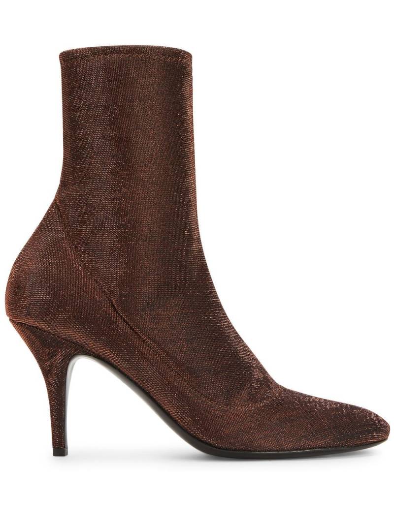 Giuseppe Zanotti Felicienne metallic ankle boots - Brown von Giuseppe Zanotti