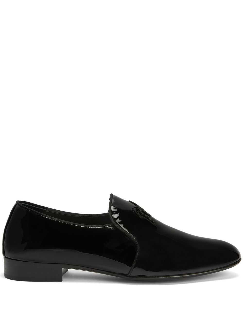 Giuseppe Zanotti Fergus high-shine loafers - Black von Giuseppe Zanotti