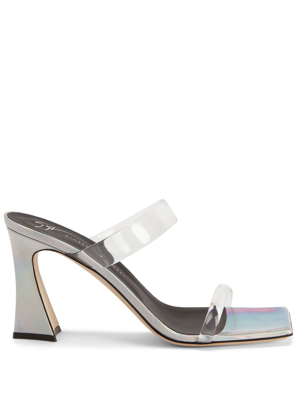 Giuseppe Zanotti Flamina holographic leather sandals - Silver von Giuseppe Zanotti