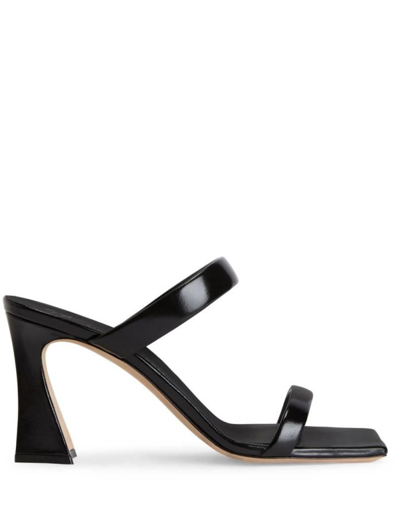 Giuseppe Zanotti Flaminia 85mm leather mules - Black von Giuseppe Zanotti