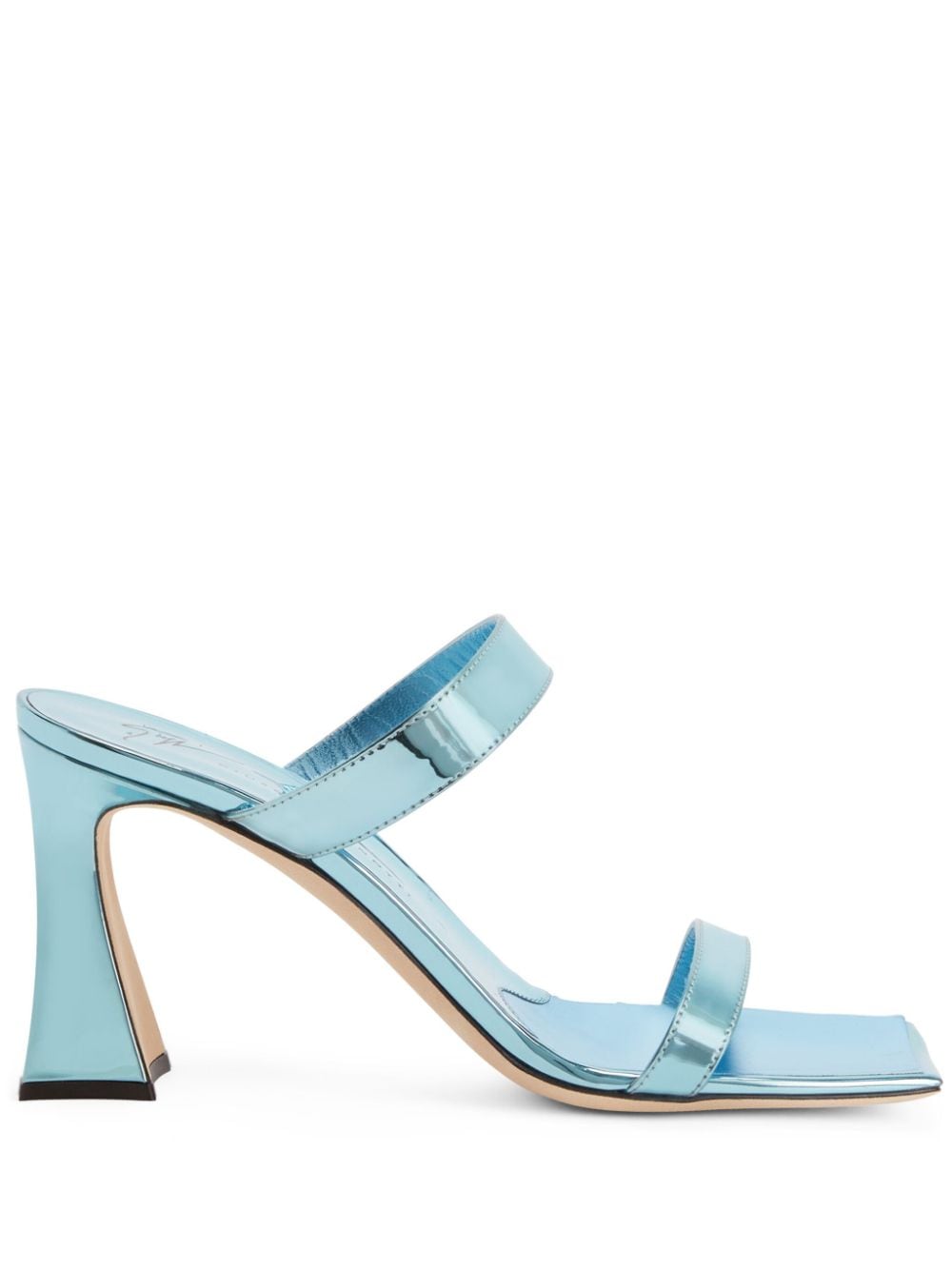 Giuseppe Zanotti Flaminia 85mm open-toe mules - Blue von Giuseppe Zanotti