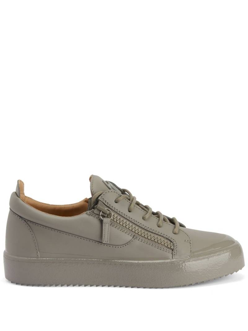 Giuseppe Zanotti Frankie Match low-top leather sneakers - Grey von Giuseppe Zanotti