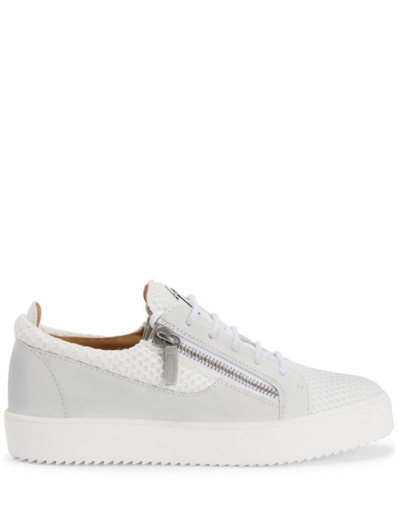 Giuseppe Zanotti Frankie logo-lettering sneakers - White von Giuseppe Zanotti