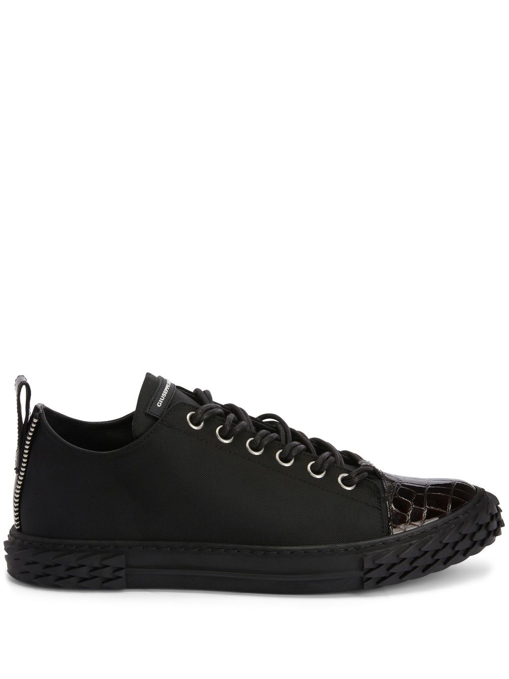 Giuseppe Zanotti Frankie low-top leather sneakers - Black von Giuseppe Zanotti