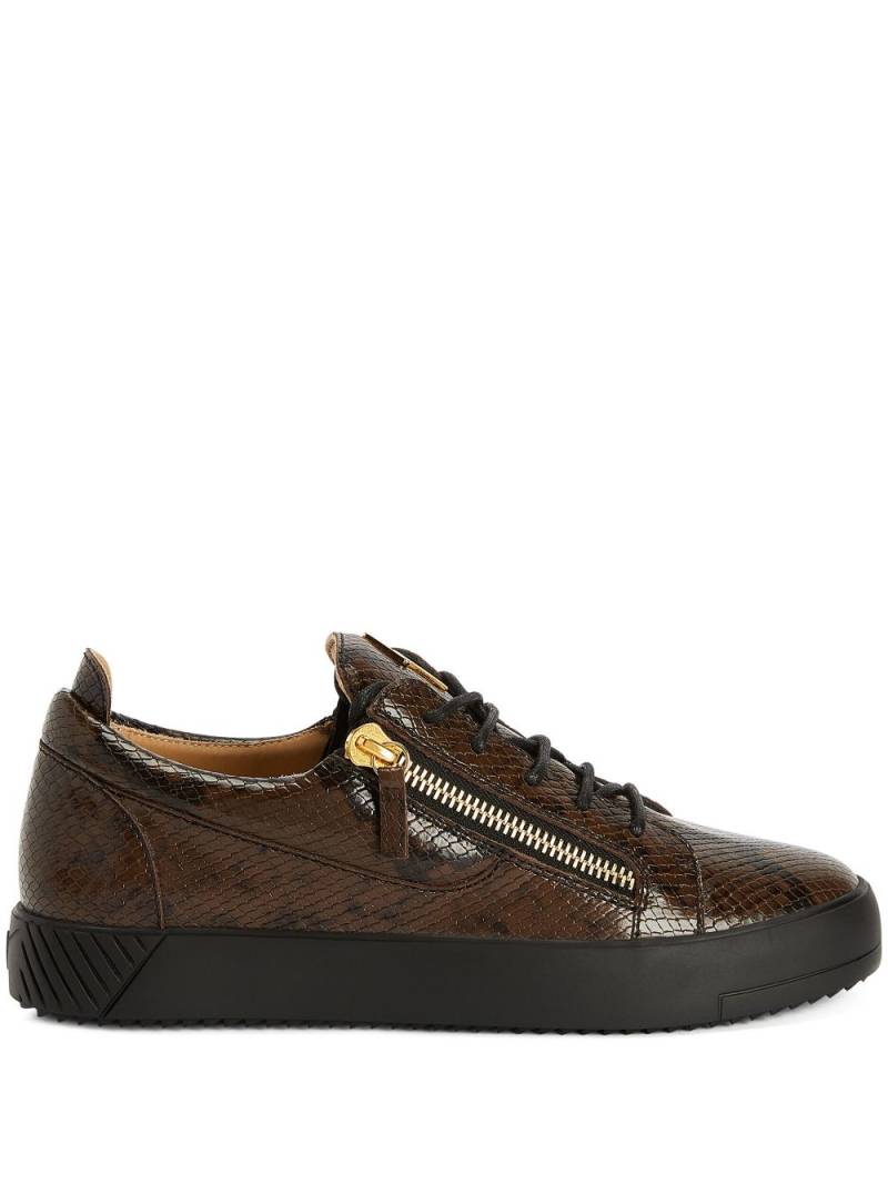 Giuseppe Zanotti Frankie low-top sneakers - Brown von Giuseppe Zanotti