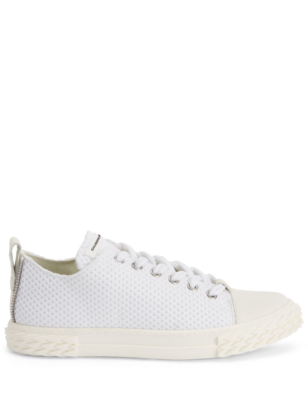 Giuseppe Zanotti Frankie textured sneakers - White von Giuseppe Zanotti