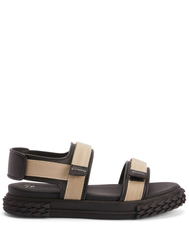 Giuseppe Zanotti Frankie touch-strap sandals - Black von Giuseppe Zanotti