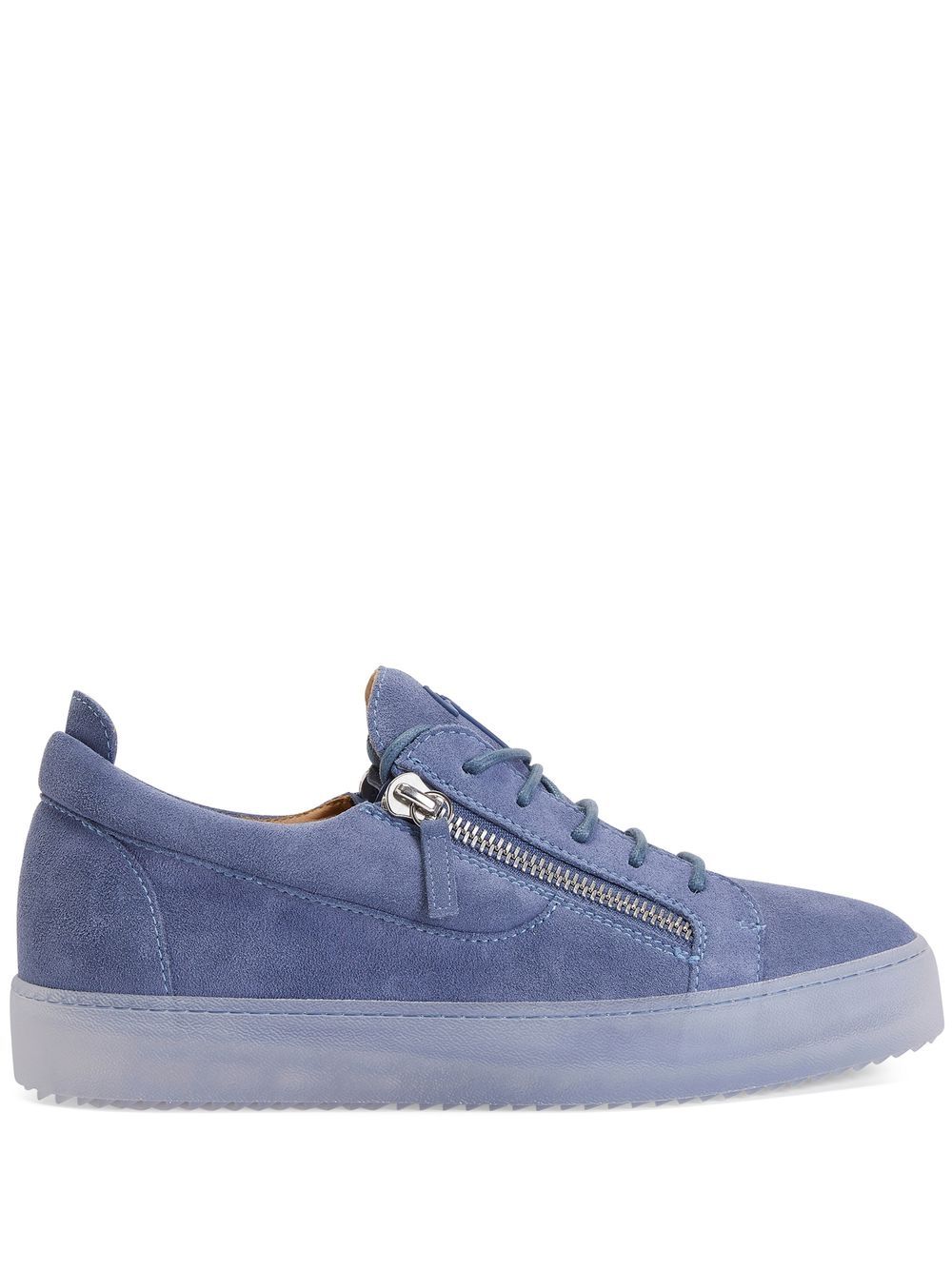 Giuseppe Zanotti Frankie zip-detail sneakers - Blue von Giuseppe Zanotti