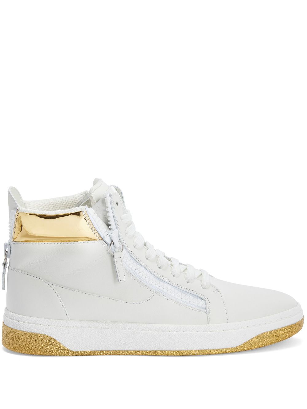 Giuseppe Zanotti GZ 94 leather sneakers - White von Giuseppe Zanotti