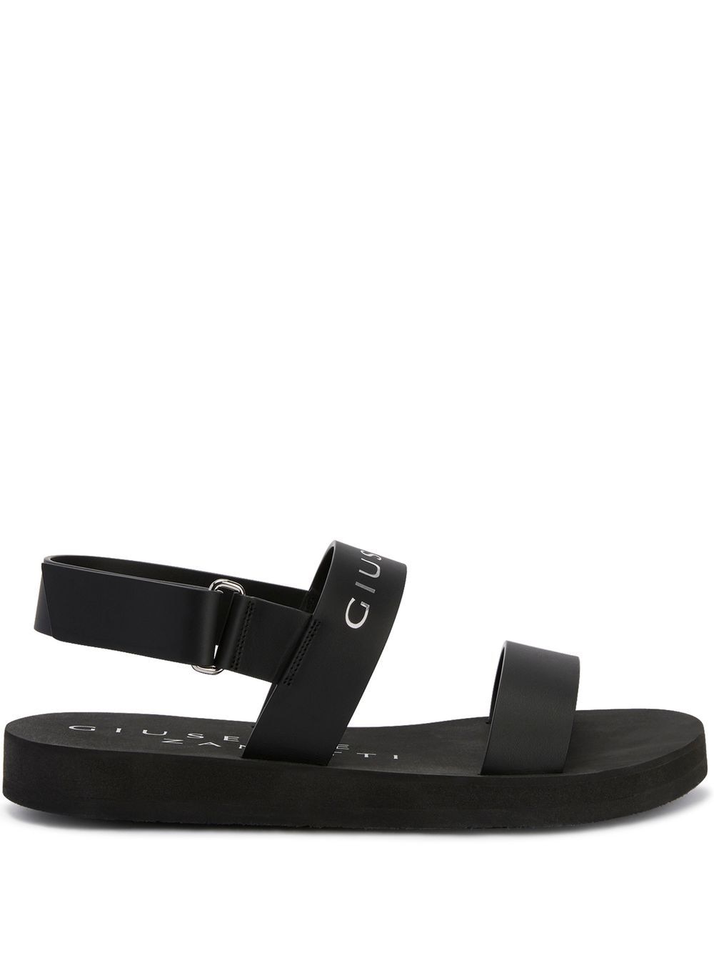 Giuseppe Zanotti GZ Saiph logo-strap sandals - Black von Giuseppe Zanotti