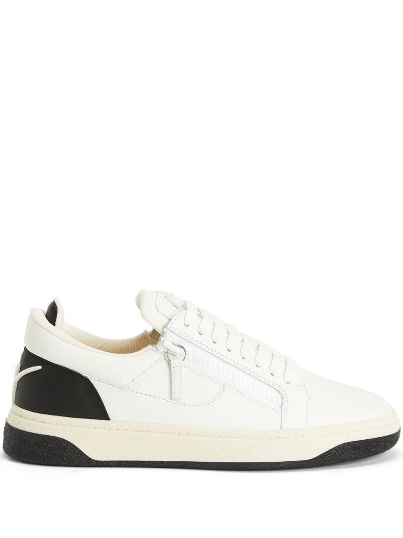 Giuseppe Zanotti GZ94 leather sneakers - White von Giuseppe Zanotti