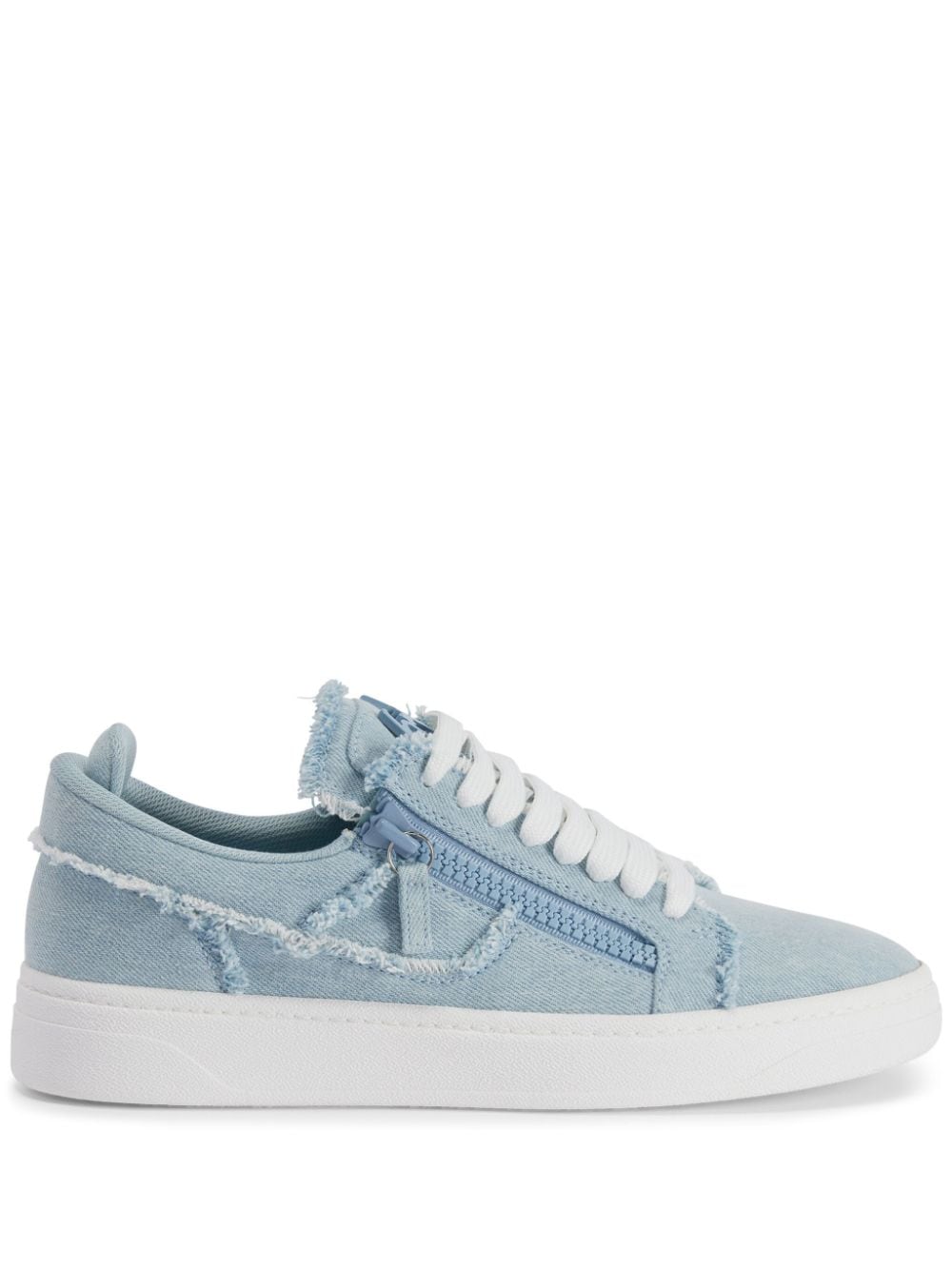 Giuseppe Zanotti GZ94 raw-cut sneakers - Blue von Giuseppe Zanotti