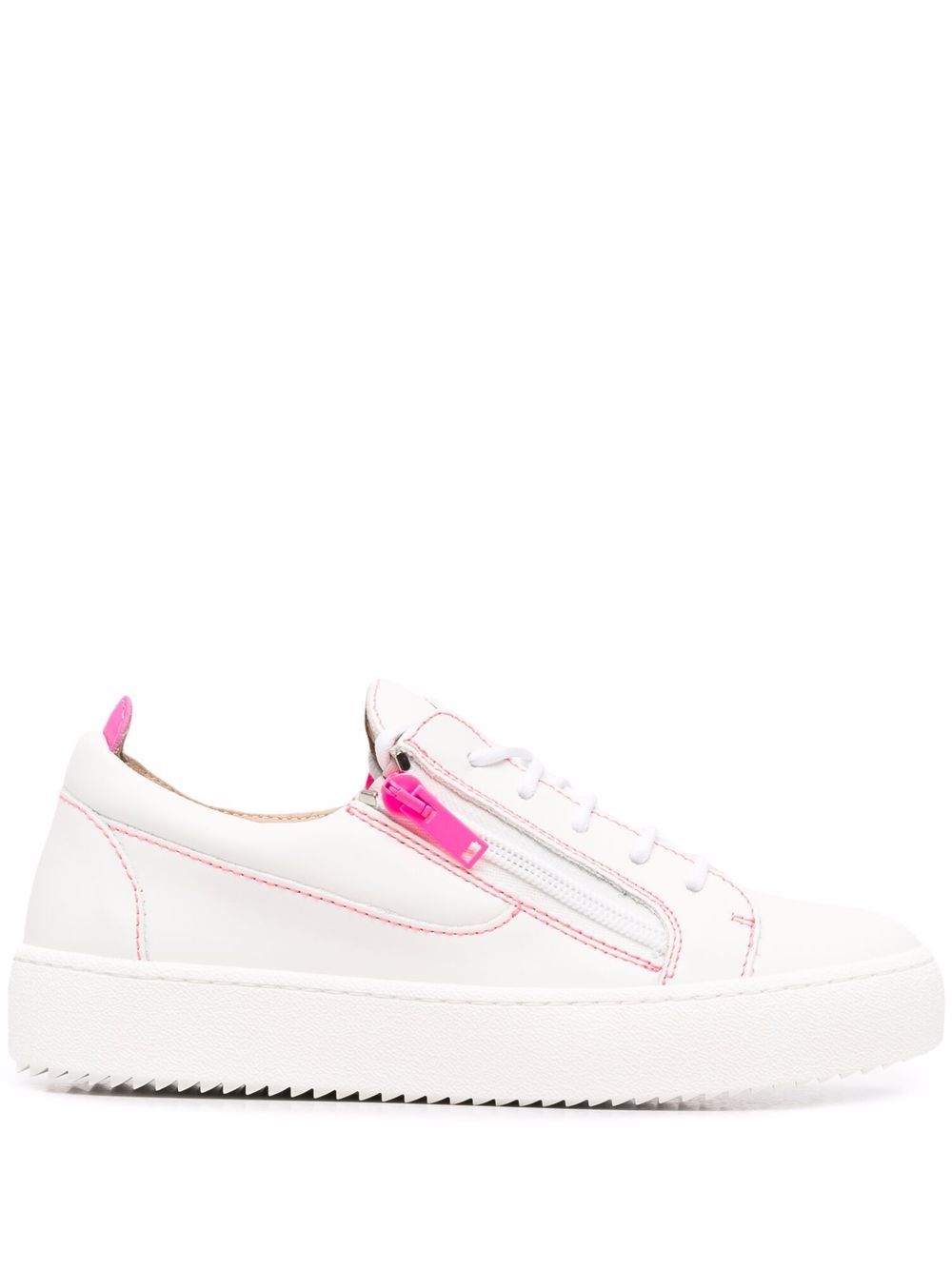 Giuseppe Zanotti Gail contrasting sneakers - White von Giuseppe Zanotti