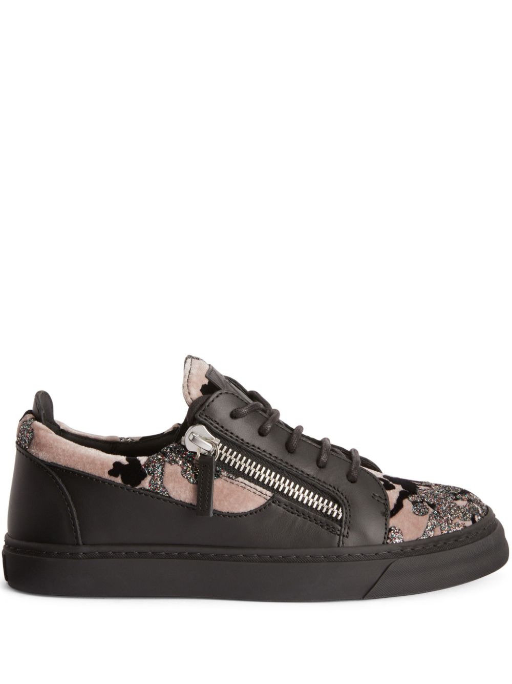 Giuseppe Zanotti Gail low-top panelled sneakers - Black von Giuseppe Zanotti