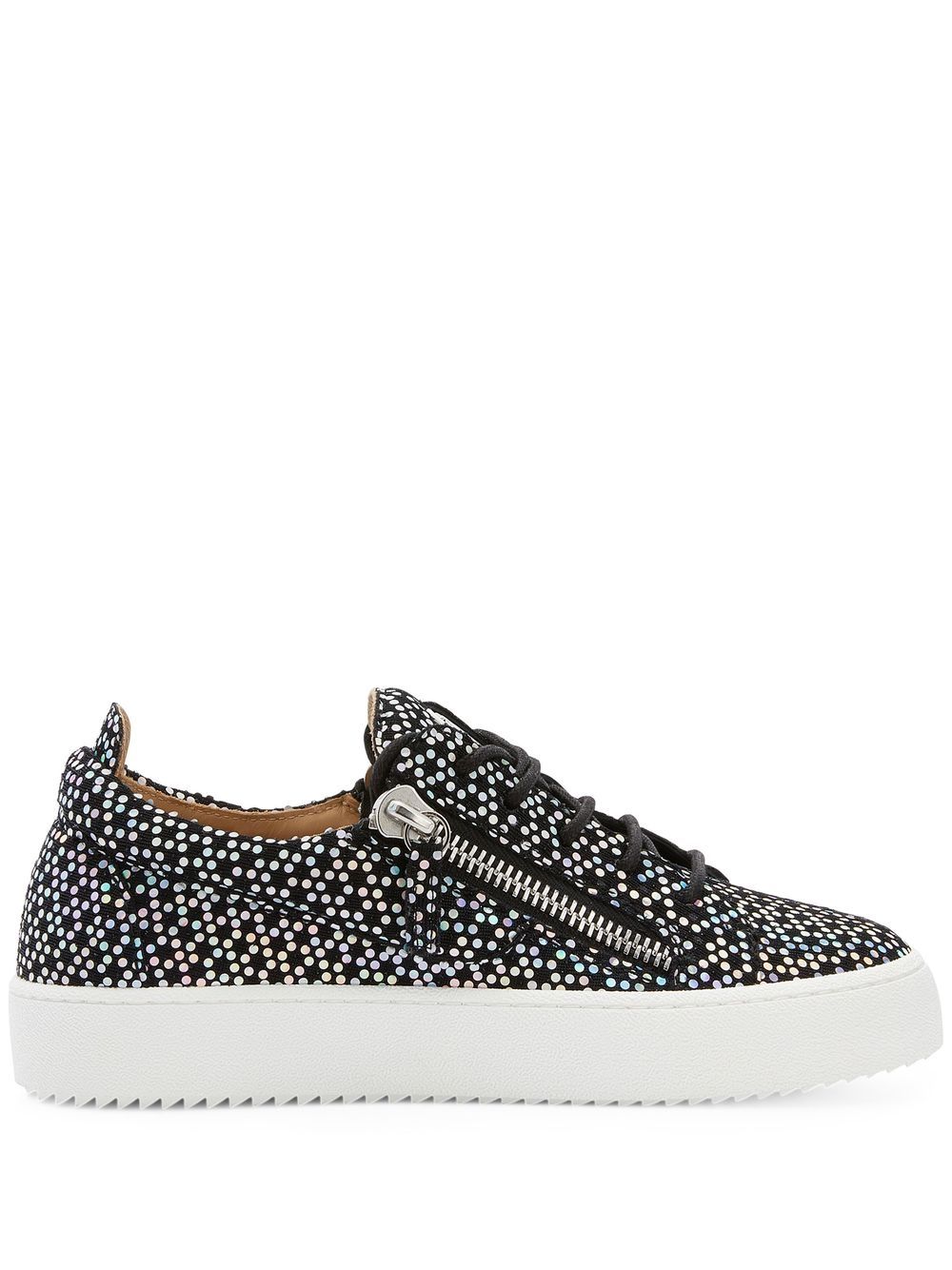 Giuseppe Zanotti Gail polka dot-print sneakers - Black von Giuseppe Zanotti