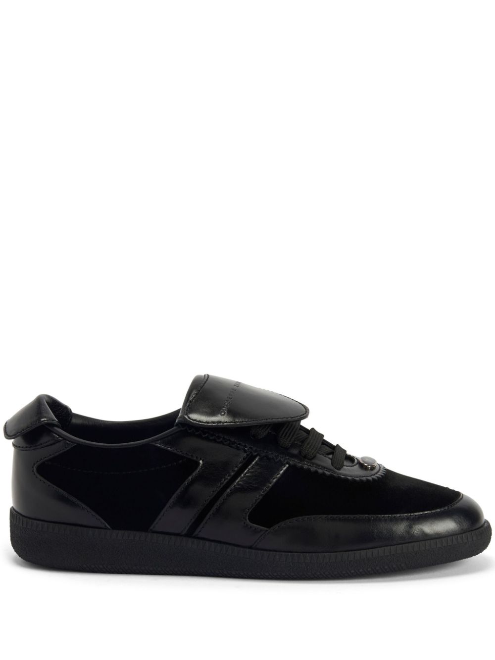 Giuseppe Zanotti Gz League panelled leather sneakers - Black von Giuseppe Zanotti