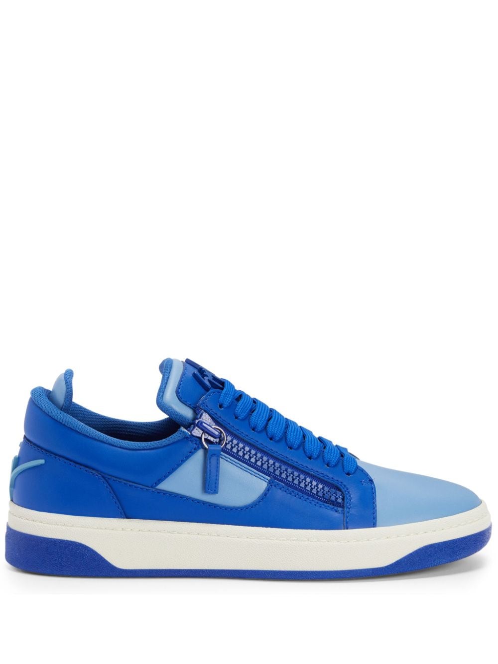 Giuseppe Zanotti Gz94 colour-block leather sneakers - Blue von Giuseppe Zanotti