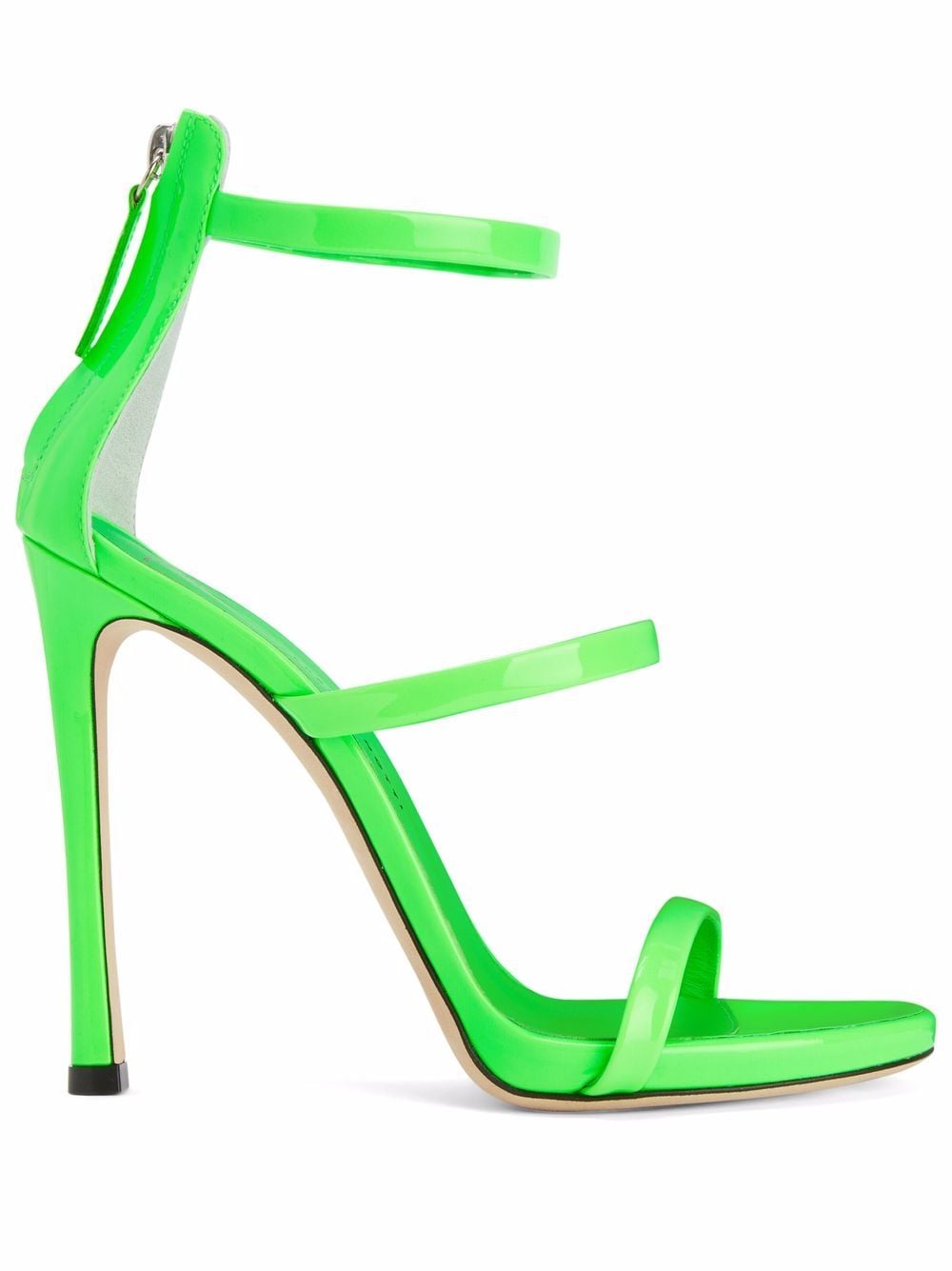 Giuseppe Zanotti Harmony patent leather sandals - Green von Giuseppe Zanotti