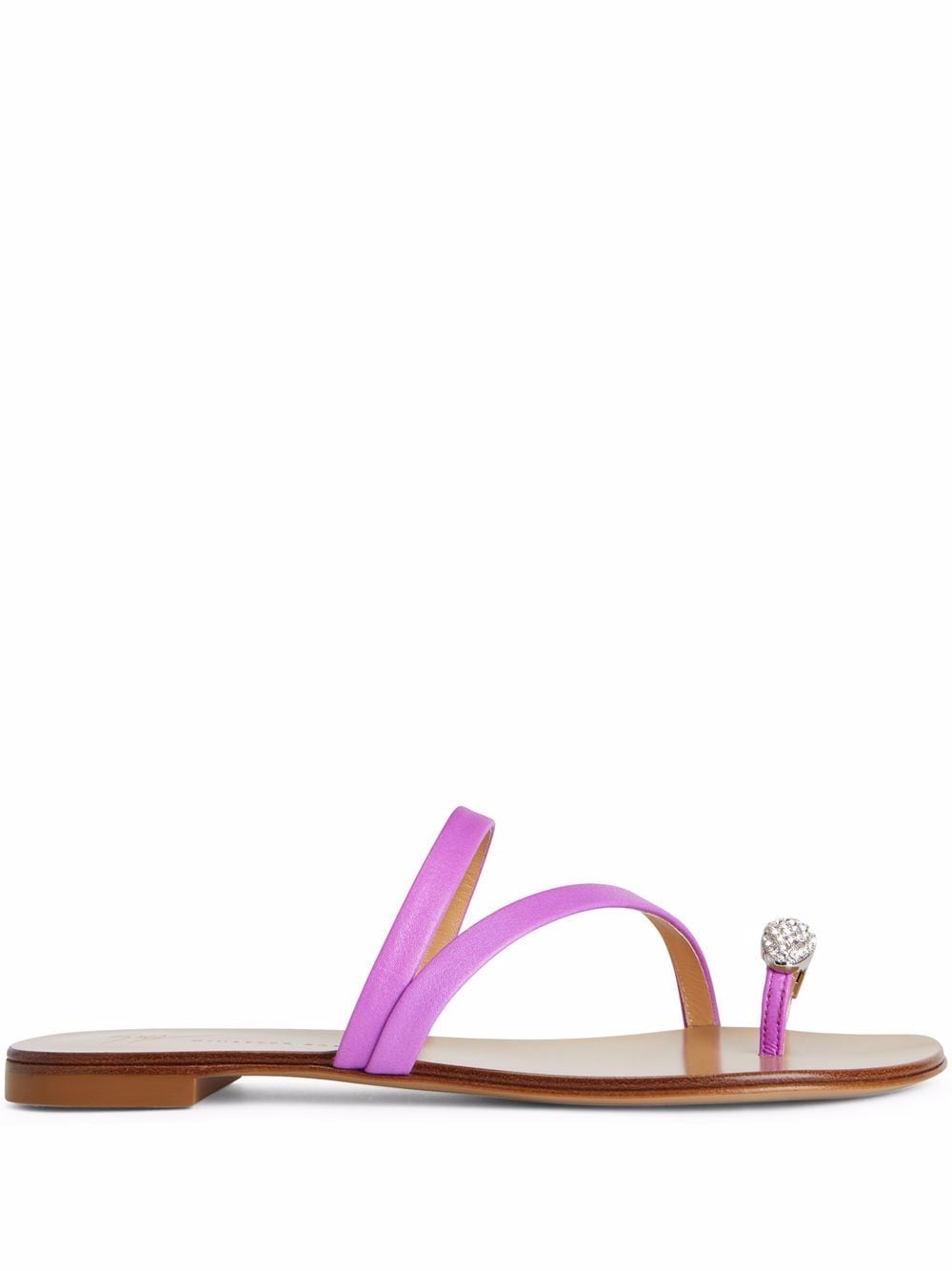 Giuseppe Zanotti Hillary Ring slides - Purple von Giuseppe Zanotti