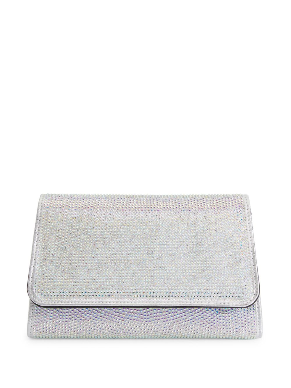 Giuseppe Zanotti Idha crystal-embellished clutch bag - Silver von Giuseppe Zanotti