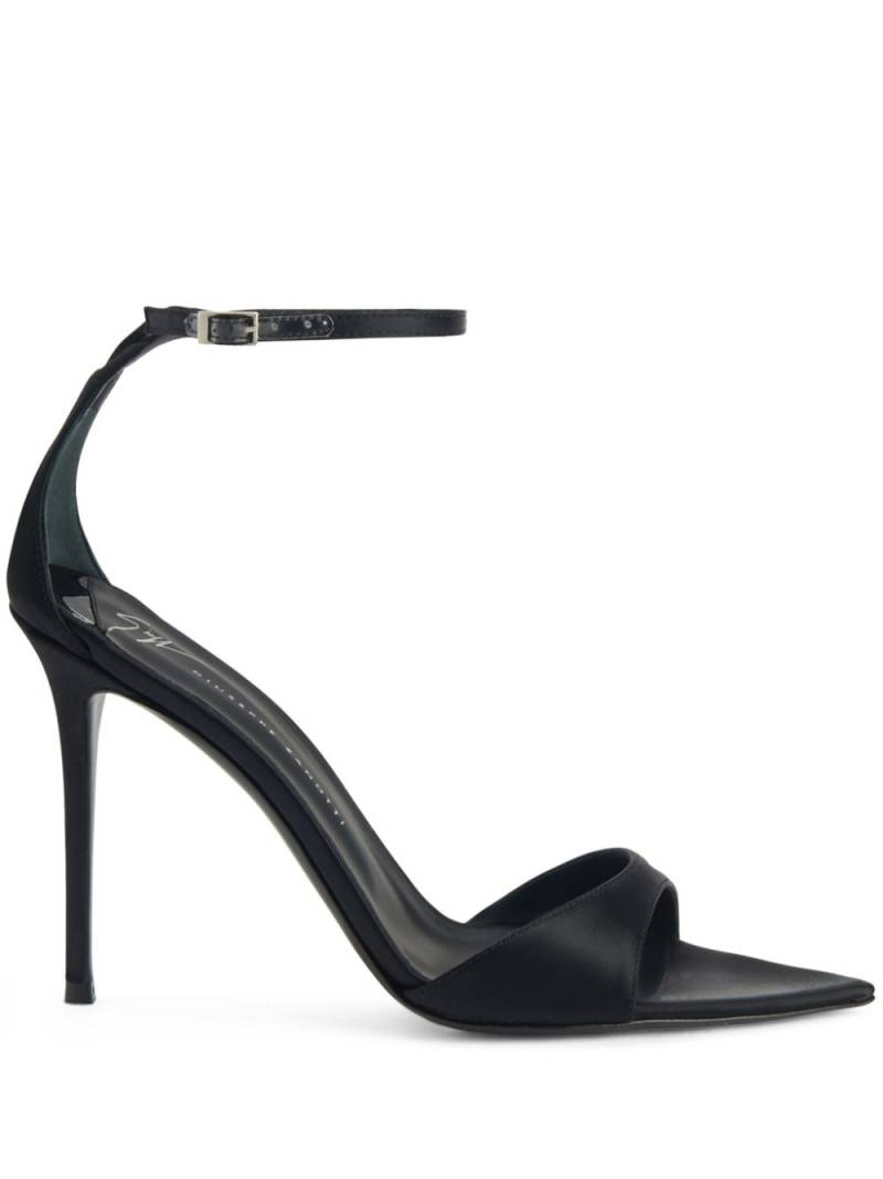 Giuseppe Zanotti Intriigo 105mm leather sandals - Black von Giuseppe Zanotti