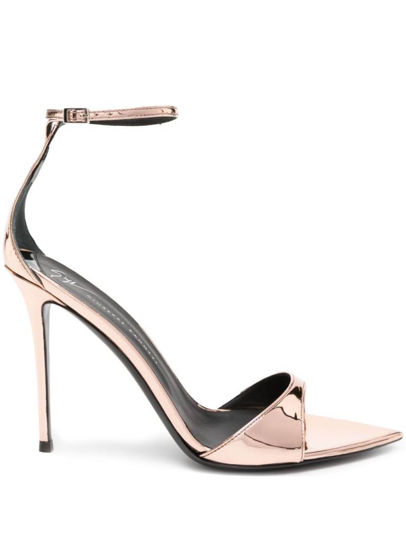 Giuseppe Zanotti Intriigo 105mm patent sandals - Metallic von Giuseppe Zanotti