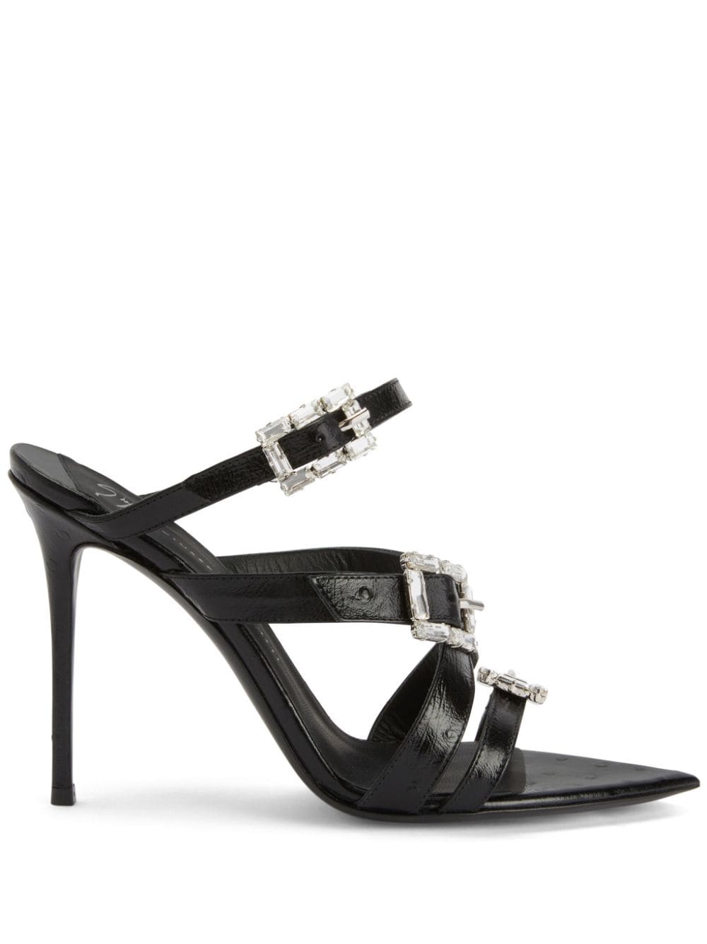 Giuseppe Zanotti Intriigo Orely 105mm leather sandals - Black von Giuseppe Zanotti