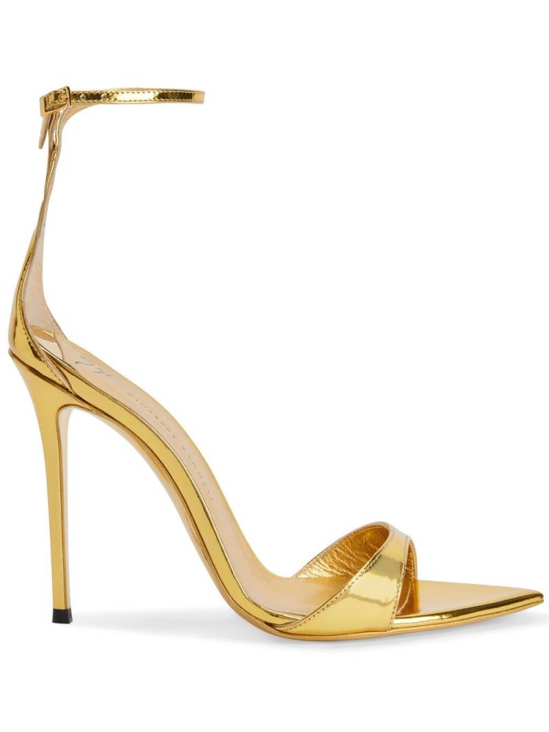 Giuseppe Zanotti Intriigo Strap 105mm sandals - Gold von Giuseppe Zanotti