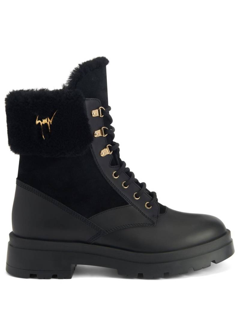 Giuseppe Zanotti Jaure leather boots - Black von Giuseppe Zanotti