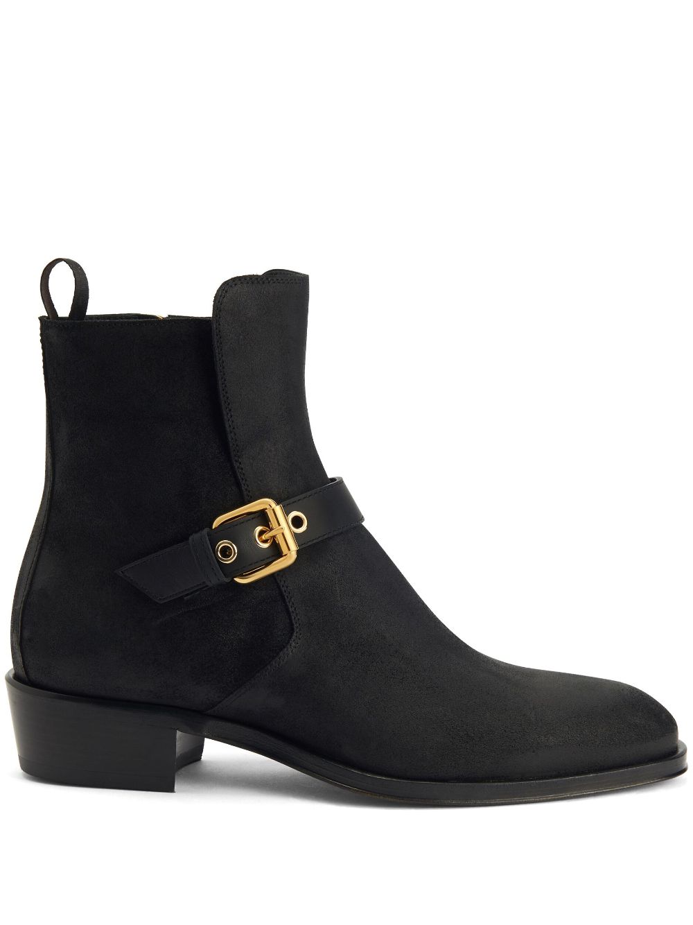 Giuseppe Zanotti Jhonny leather ankle boots - Black von Giuseppe Zanotti