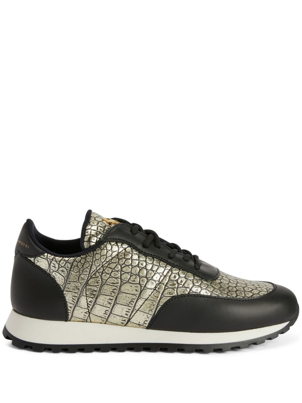 Giuseppe Zanotti Jimi Running leather sneakers - Black von Giuseppe Zanotti