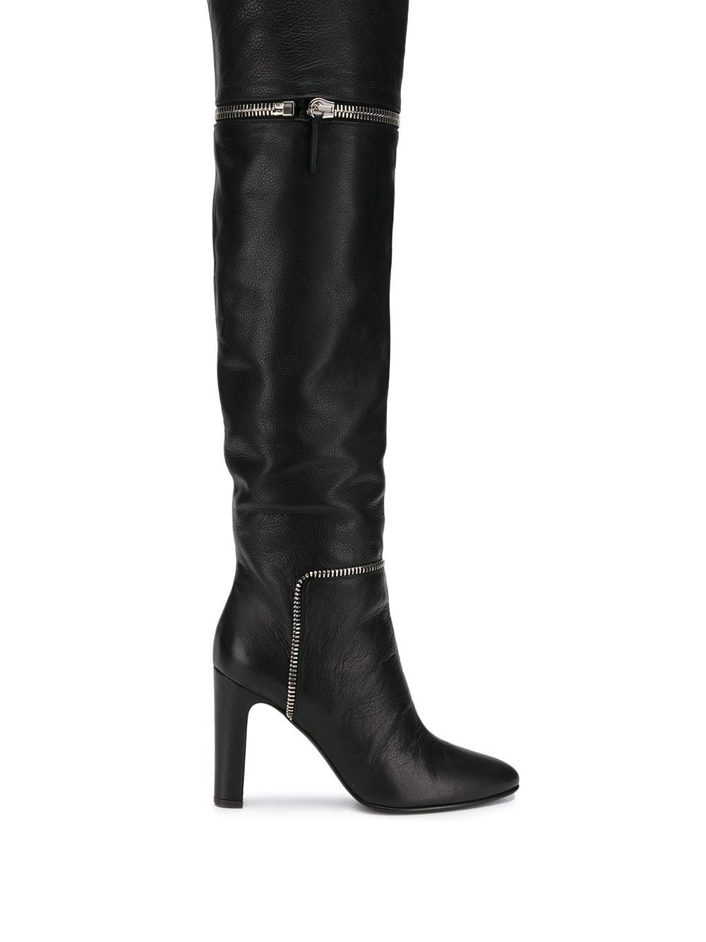 Giuseppe Zanotti Joana 90mm leather boots - Black von Giuseppe Zanotti