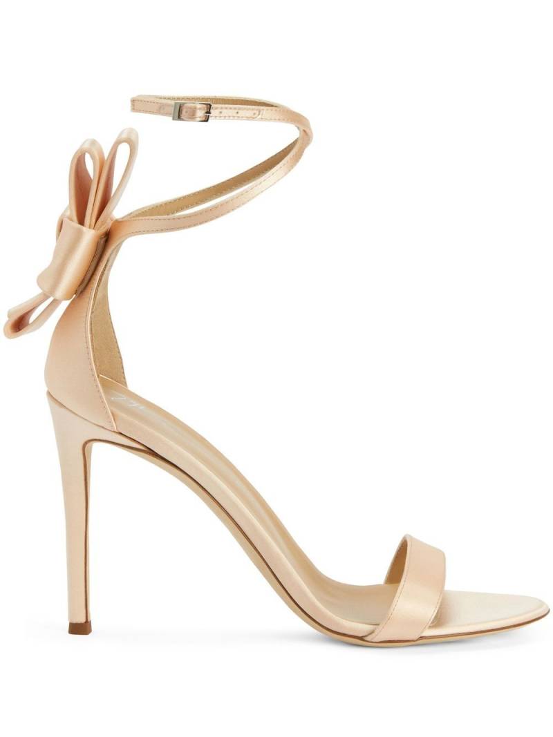 Giuseppe Zanotti Jodene satin sandals - Gold von Giuseppe Zanotti