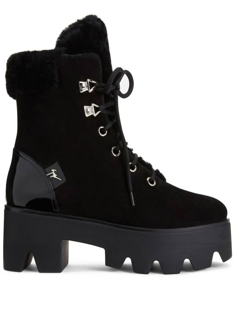 Giuseppe Zanotti Juliett Trek lace-up boots - Black von Giuseppe Zanotti