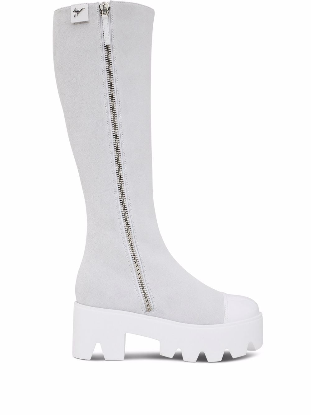 Giuseppe Zanotti Juliett knee-high boots - White von Giuseppe Zanotti