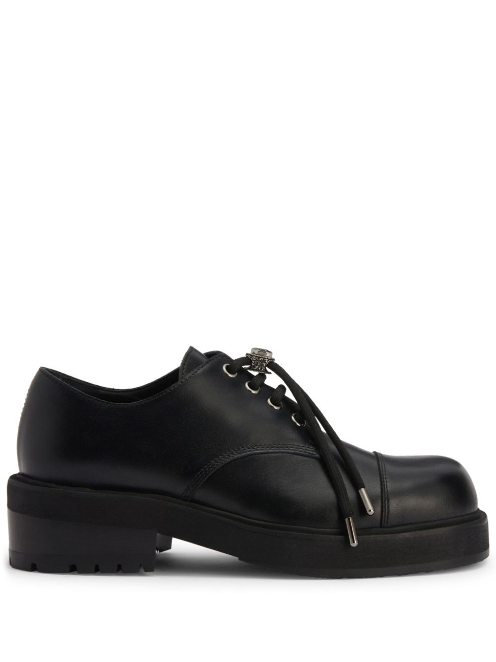 Giuseppe Zanotti Lapley leather loafers - Black von Giuseppe Zanotti