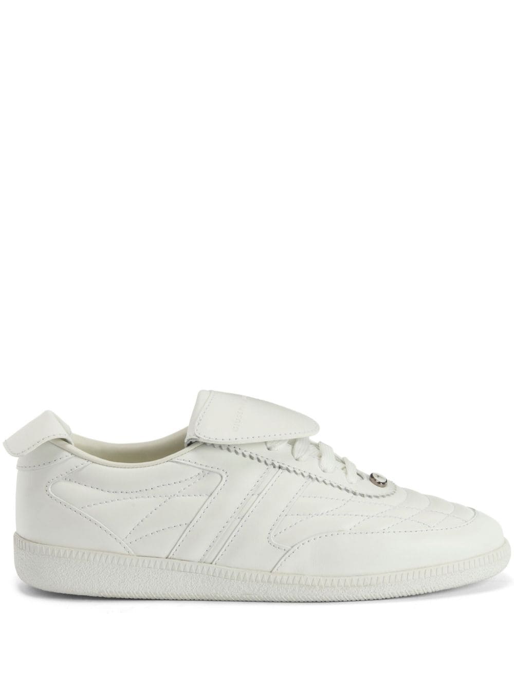 Giuseppe Zanotti League leather sneakers - White von Giuseppe Zanotti