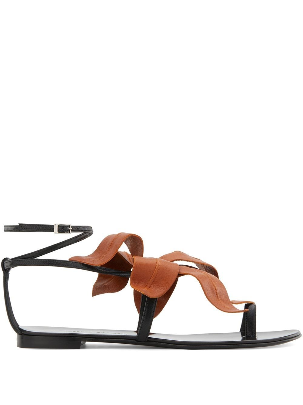 Giuseppe Zanotti Lilium flat sandals - Black von Giuseppe Zanotti