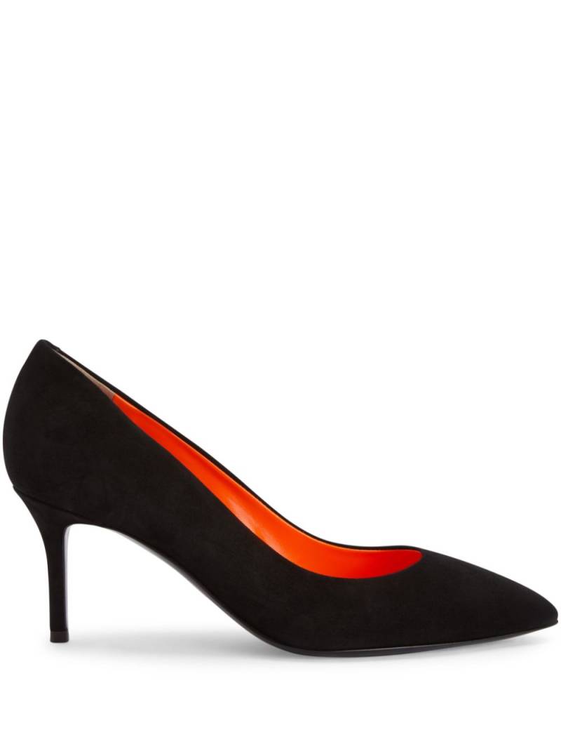 Giuseppe Zanotti Lucrezia 70mm suede pumps - Black von Giuseppe Zanotti