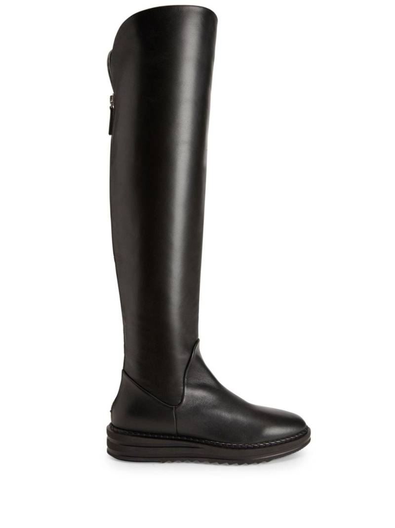 Giuseppe Zanotti Malakhie knee-high leather boots - Black von Giuseppe Zanotti