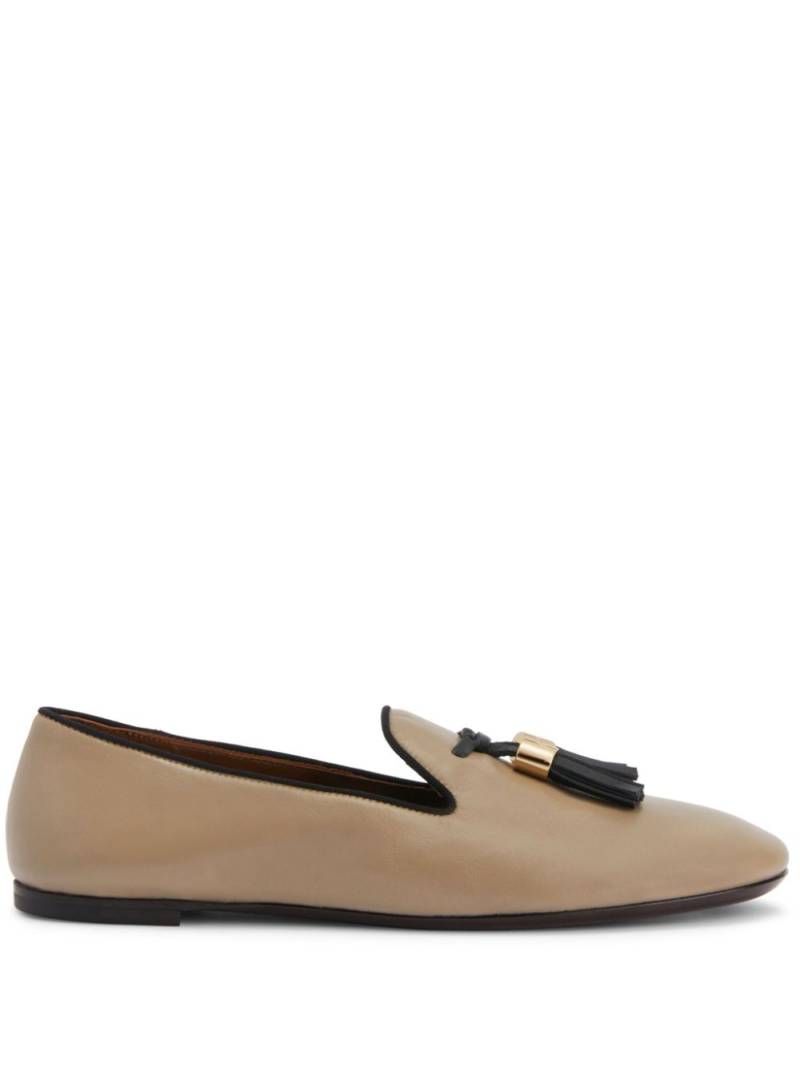 Giuseppe Zanotti Maltine leather loafers - Neutrals von Giuseppe Zanotti