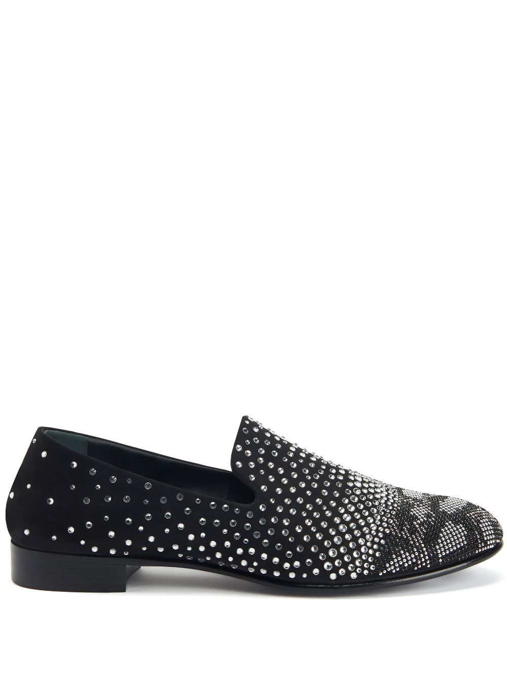 Giuseppe Zanotti Marthin crystal-embellished loafers - Black von Giuseppe Zanotti